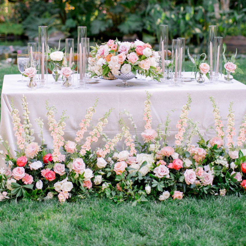 Décoration de fête Delphinium, Rose clair