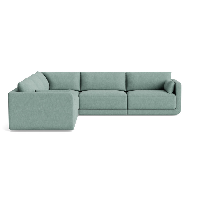 Eva Modular Sectional, Performance Weave - Spa
