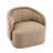 Amanda Curved Boucle Accent Chair-203048072