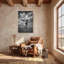 Impression sur toile «Texas Ranch Gate» - décoration murale Lone Star - reproduction de photo Western rustique-2082768322