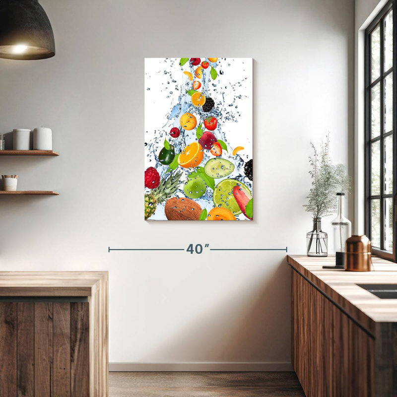 Yarlin Fruit Water Splash, H 36 po x l 24 po