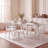 Arizona Extendable Solid Wood Base Dining Table-577858950