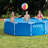 5 Piece Intex Foot Pool + Pool Cover + Filter Cartridge (2 Pack) + Filter Pump