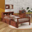 Lit simple avec rangement intégré pour la tête de lit et deux tiroirs sous le lit-1615546574