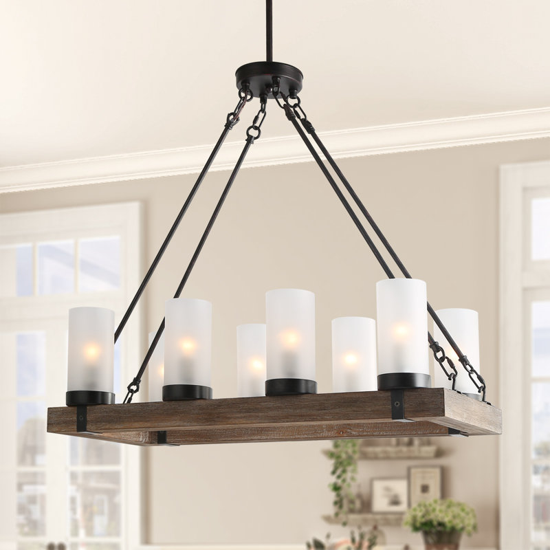 Lustre unique à 8 lumières Allmeria