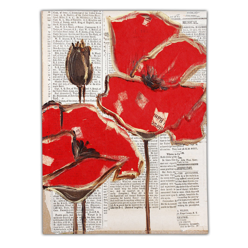 Veeran Floral Indoor / Outdoor Rug, Rectangle 5' x 7'