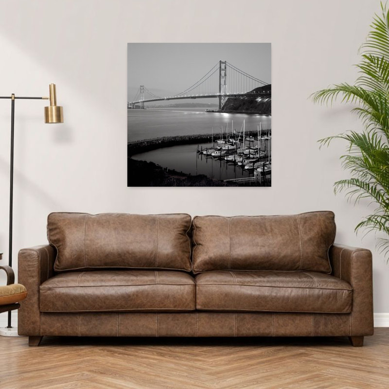 Golden Gate Bridge 31, art de l'architecture contemporaine, H 36 po x l 36 po
