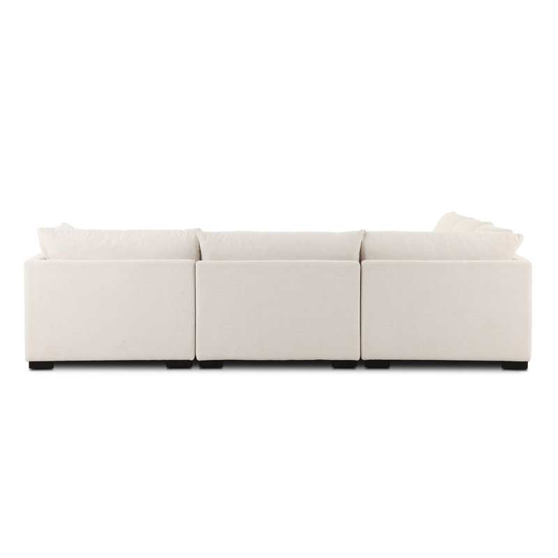 Caulkins Upholstered L-Shaped Sectional, 31.5" H x 120" W x 160" D, Right Hand Facing