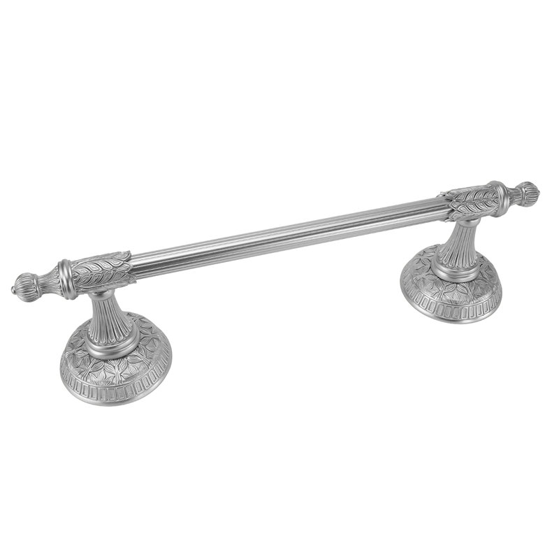 HAMPTON 12" HAND TOWEL; SATIN NICKEL FINISH, 3.5" H x 16" W x 2.75" D, Satin Nickel