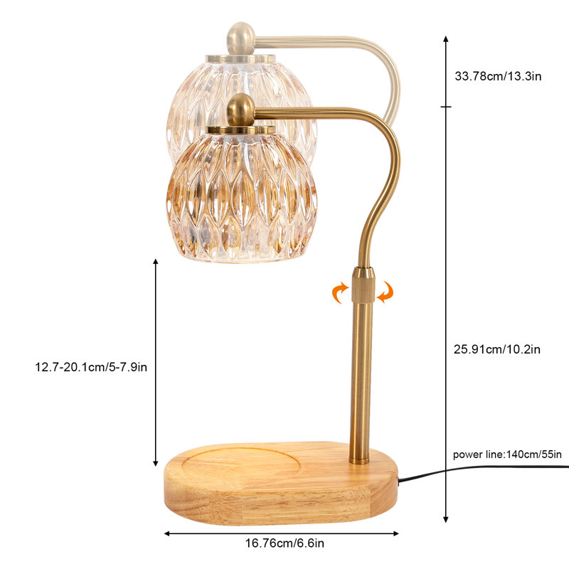 Johnnetta 13.3" Arched Table Lamp