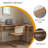 L-shaped Wood Solid Wood desk-1419999922