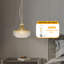 Lustre suspendu 11,75 "Dia X 10" H