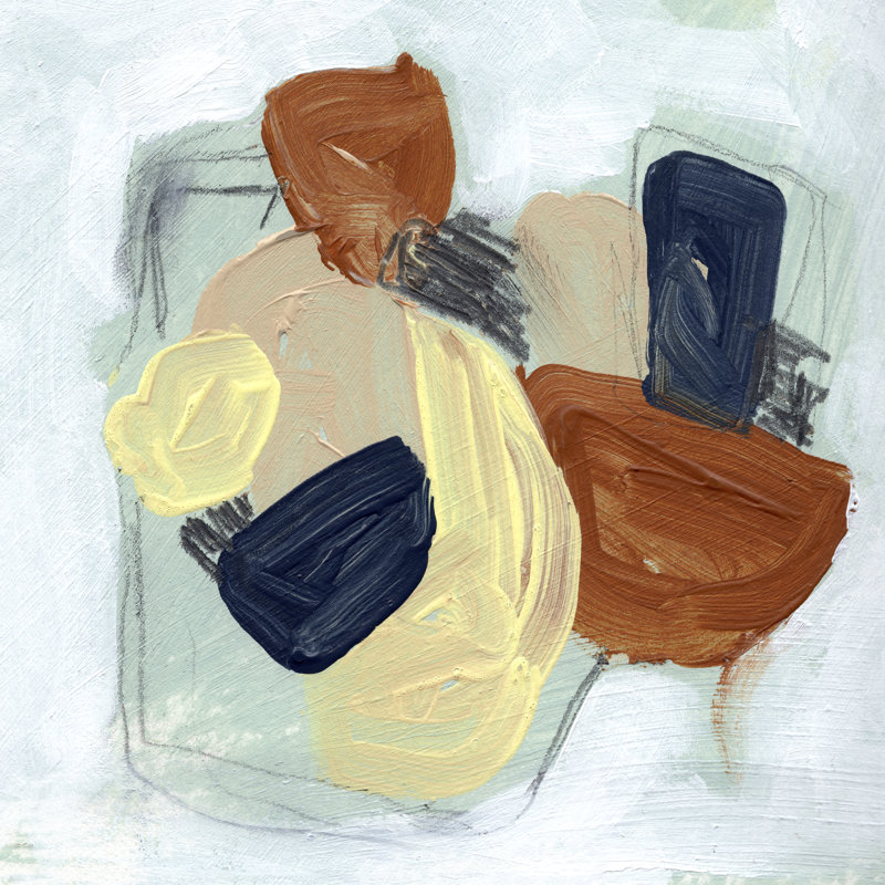 Rudimentary II by Jennifer Paxton Parker - Wrapped Canvas Painting, 91cm H x 91cm W x 3.8cm D