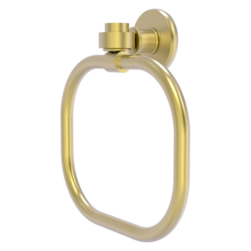 Continental Towel Ring, Satin Brass