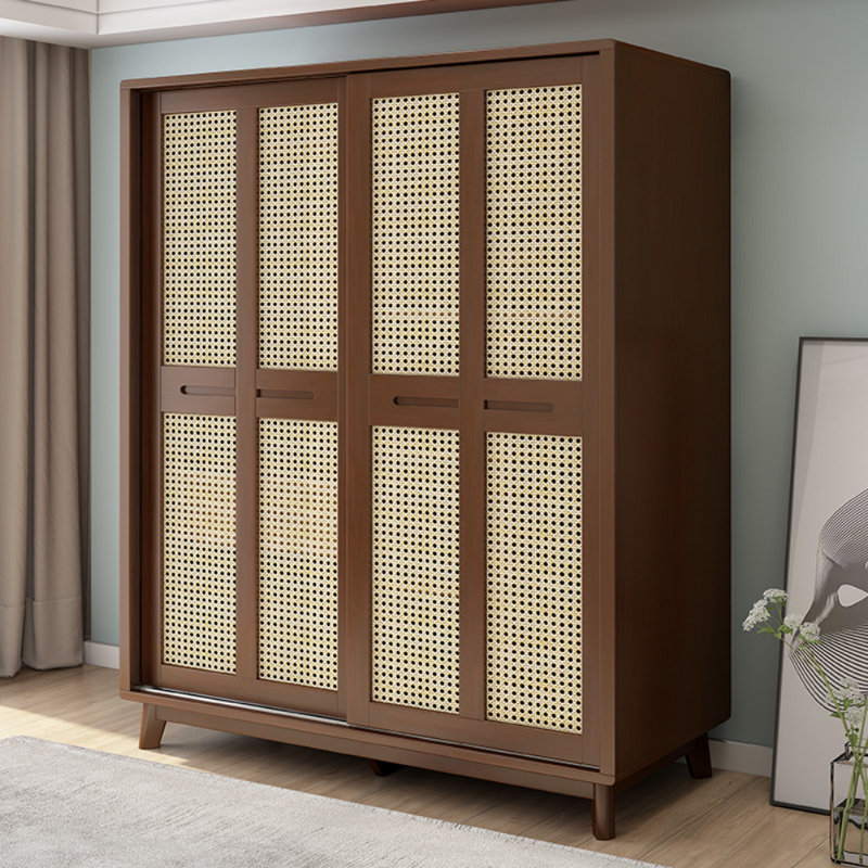 Garde-robe minimaliste rétro française, Noyer