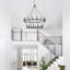 2-Tier Wagon Wheel Industrial Chandelier