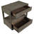 Hendrick 2-drawer Nightstand Bedside Table Taupe Oak-165414935