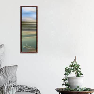 Believe In Yourself by Mike Calascibetta - Panoramic Print on Canvas