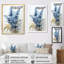 Ferns Sapphire Illumination I, reproduction d'art sur toile-91434413-91434407