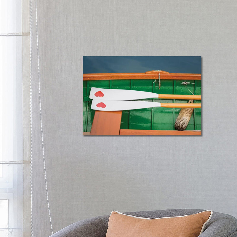 USA, Washington. Boat Detail At The Bainbridge Island Wooden Boat Festival by Jaynes Gallery - Wrapped Canvas Print