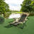 Camping Lounge Chair Adjustable Reclining Lounge Chair W/ Removable Footrest-933711800