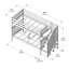  Lit superposé standard en bois massif avec escalier Bolles-903723626-903296765