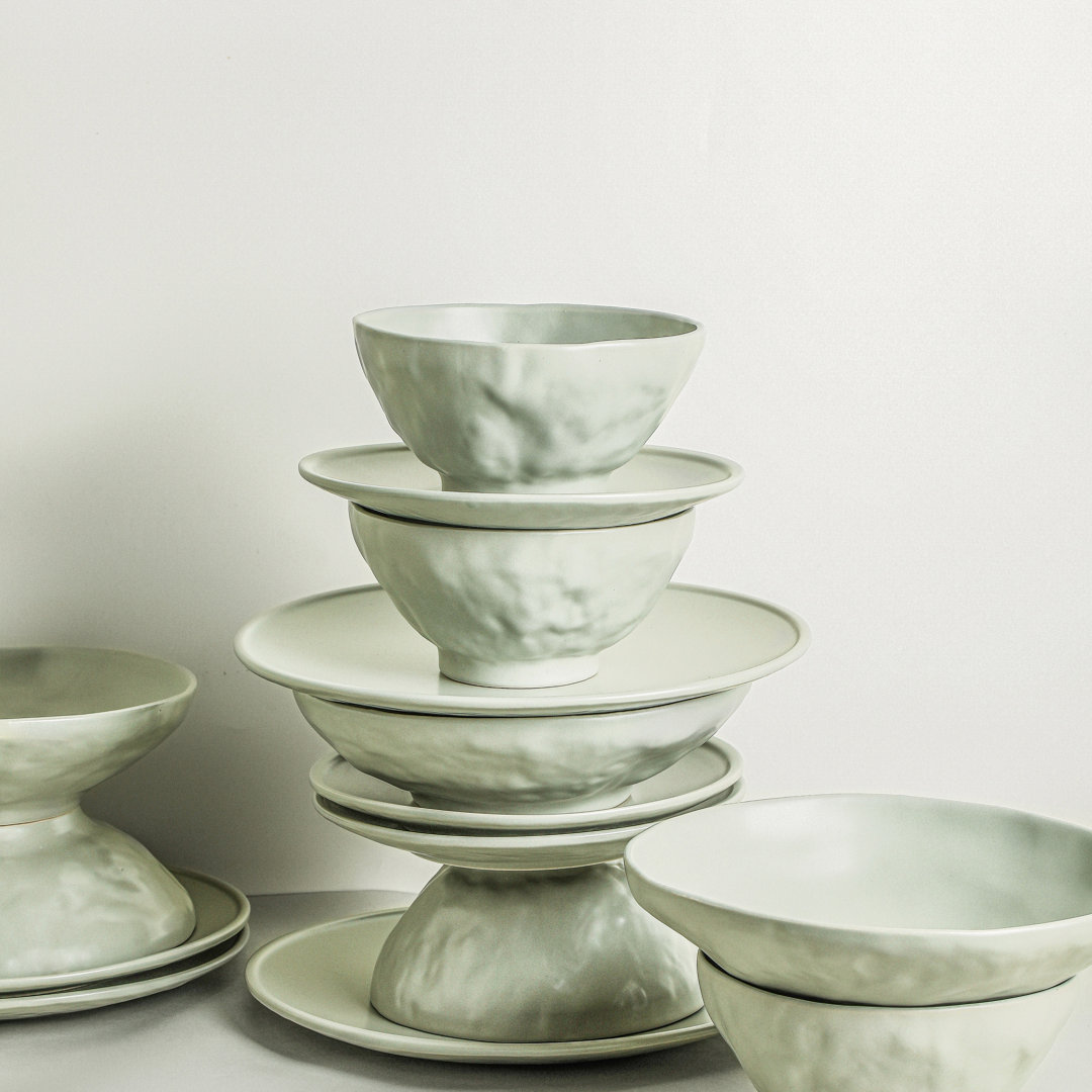 Piece Dinnerware Set - Service for 8 Stone By Mercer Project 