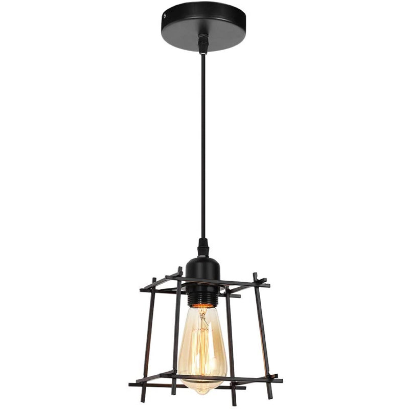 Luminaire suspendu géométrique simple à 1 lumière