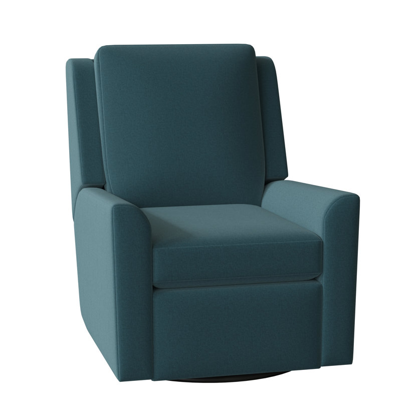 Hickory 31" Wide Standard Recliner, Manual, Swivel Glider, 8789 Turquoise