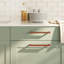 Metro Lane Cabinet Handles 10 Pcs Silver 192 Mm Stainless Steel-1206590062-1206590050