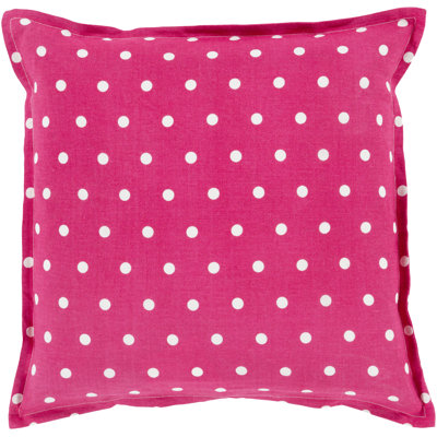 Polka Dot Linen Pillow Cover