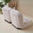 Convertible Fold-Out Double Bean Bag Sofa Bed, 18-Position Adjustable Sleeper Chair for Adults, Multi-Use Seating for Living Room Dorm | off-white | Rectangle-1450076240