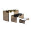 Acrylic Double Bowl Elevated Pet Feeder-923515538