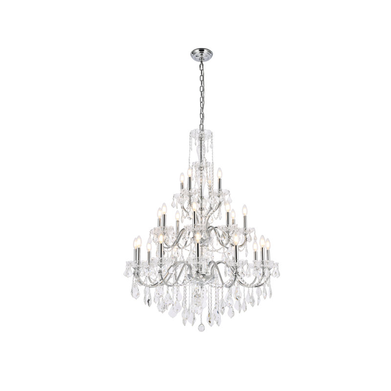 Dagmar 24 - Light Chandelier, Chrome, Royal Cut