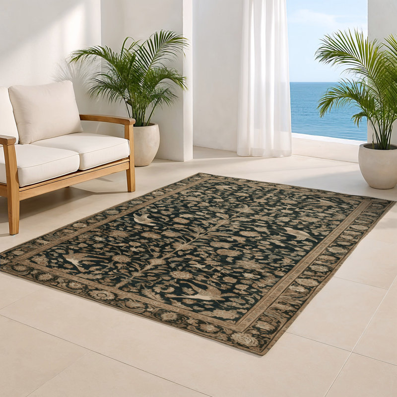 Tapis d'intérieur et d'extérieur brun Persian, Rectangulaire 2 pi x 3 pi