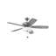 Ventilateur de plafond standard à 5 pales de 52 po avec chaîne de traction et ensemble d'éclairage inclus -60860976