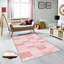 Tapis rose en polyester Debborrah-1418225201