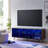 Margie Modern 66" TV Stand for 75 Inch TV with Multiple LED Lights, Magnetic Door for Living Room-257127246