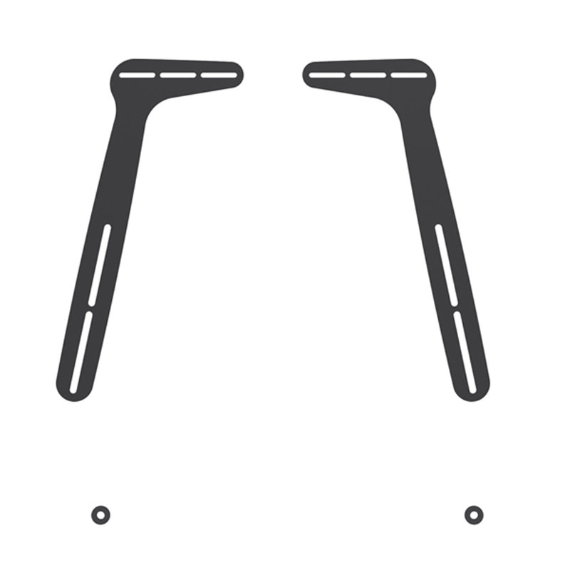 DCOR Design Single Screen Wall Mount