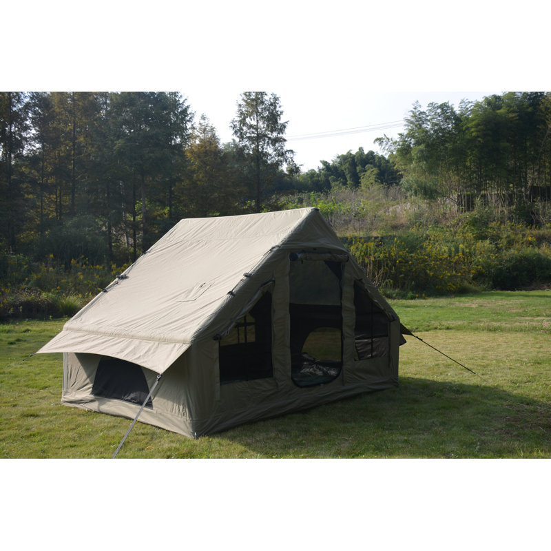 Tente de camping gonflable 4 saisons avec structure gonflable haute performance et structure gonflable 4 à 6 personnes