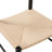 Hamm Solid Oak Dining Chair with Handwoven Rope Seat-1943144314