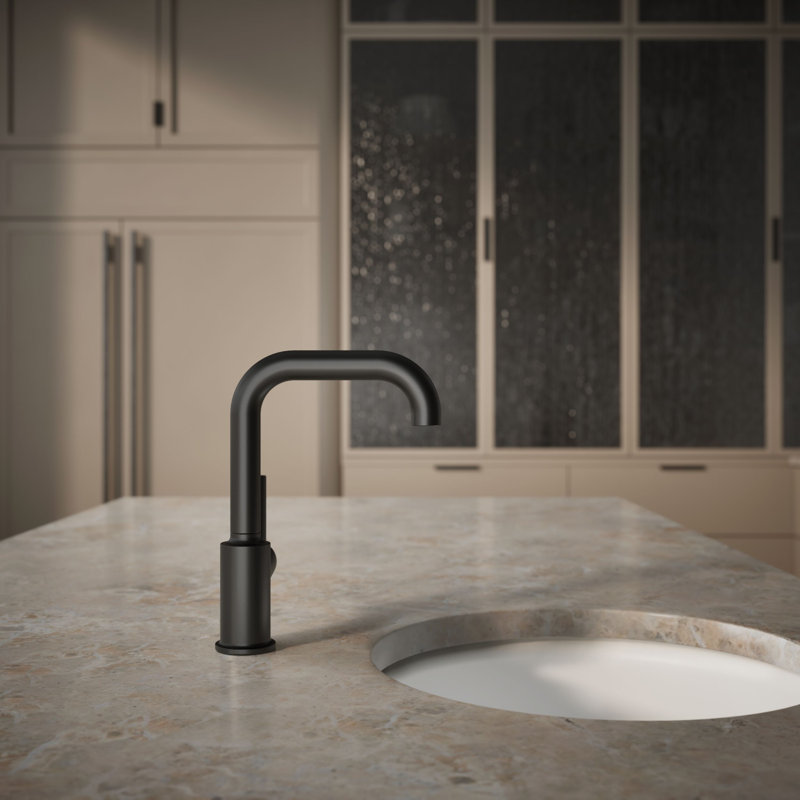 Purist Bar Faucet with Accessories, Matte Black
