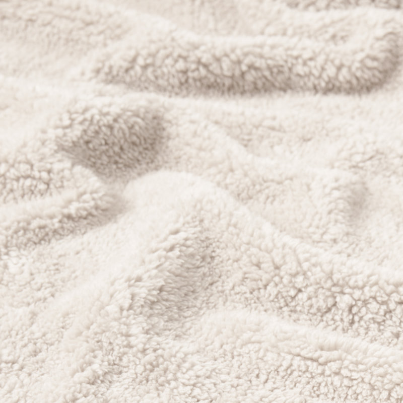 Jeté en sherpa HGTV Teddy 50 x 70 pouces, Enneigé