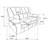 Eftica Upholstered Motion Reclining Loveseat Black