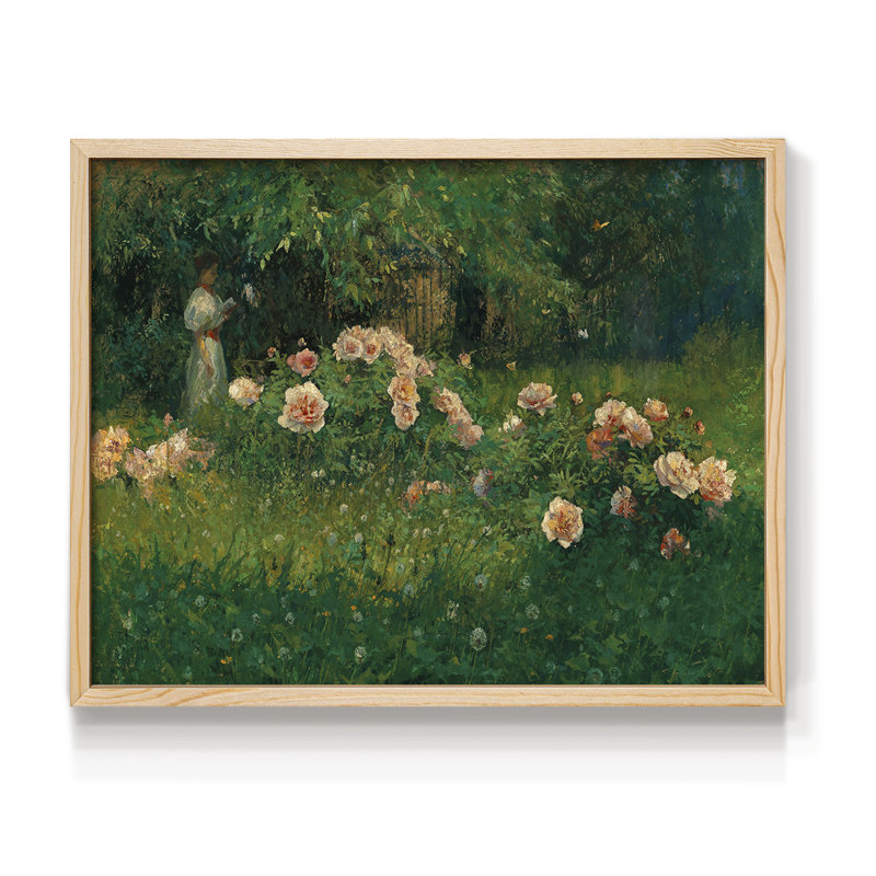 Paysages rétro-DCC-VIXIX - reproduction encadrée, H 11 po x l 14 po, Naturel