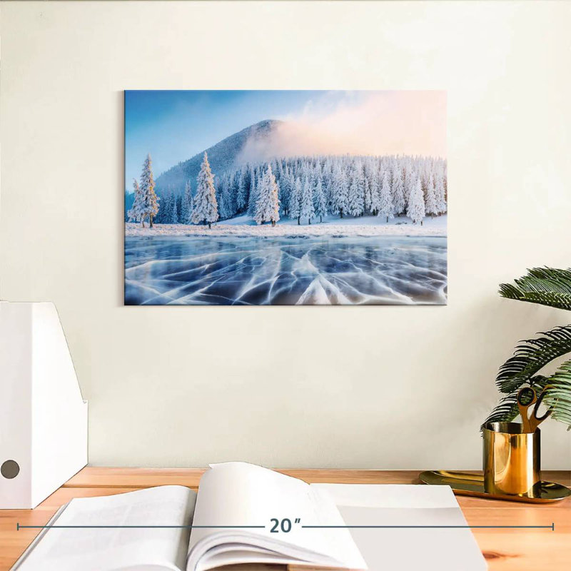 Alvord Carpathian Winter Lake, 8" H x 12" W