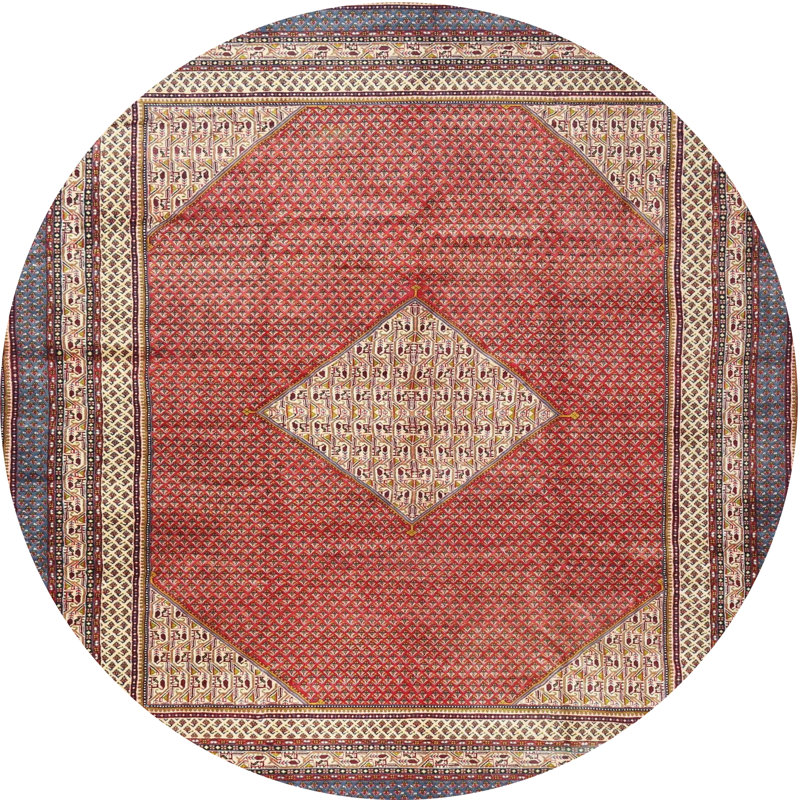 Oriental Indoor Rug, Round 4'
