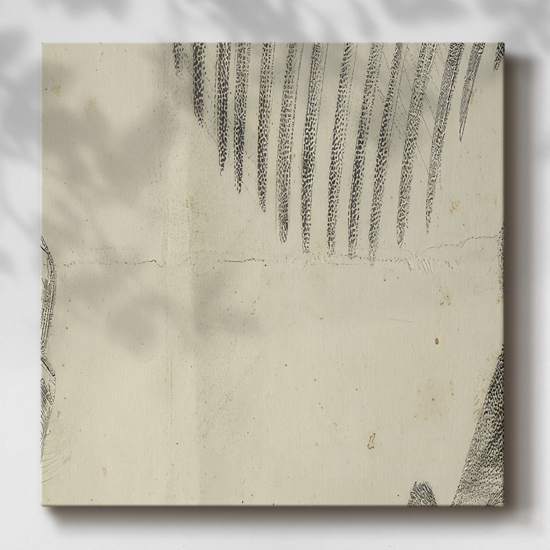 «Dinosaur Study II», toile tendue avec châssis, H 8 po x l 8 po x P 1,5 po
