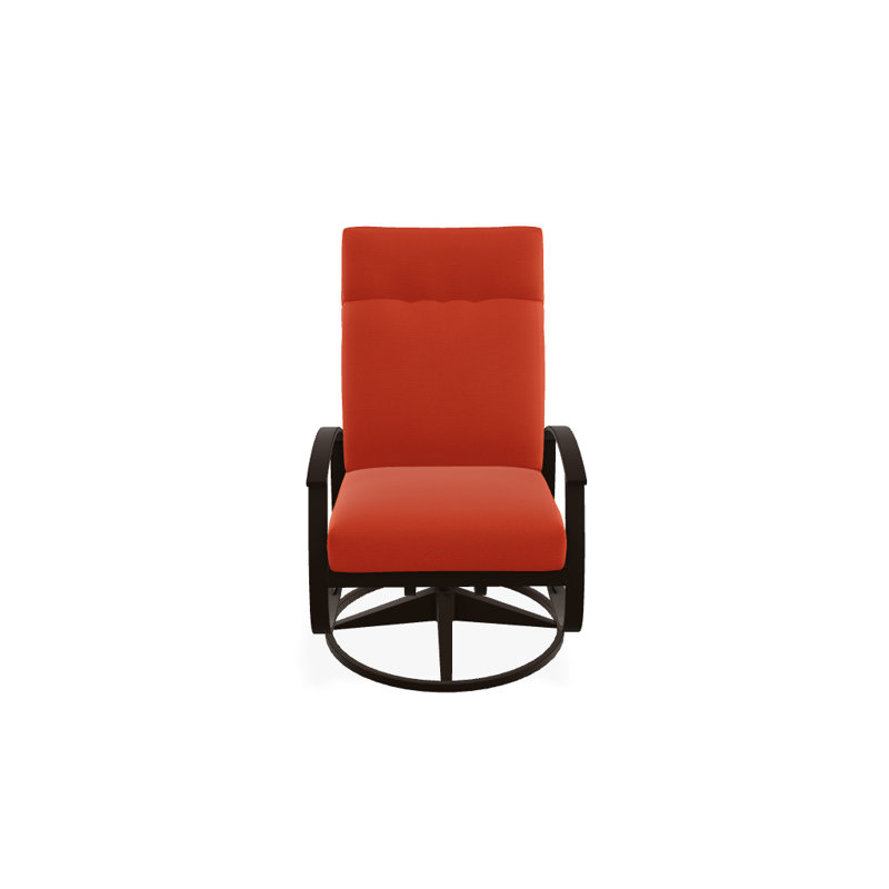 Chaise de patio pivotante avec coussins Askar, Mango, Kona P10, Kona texturé