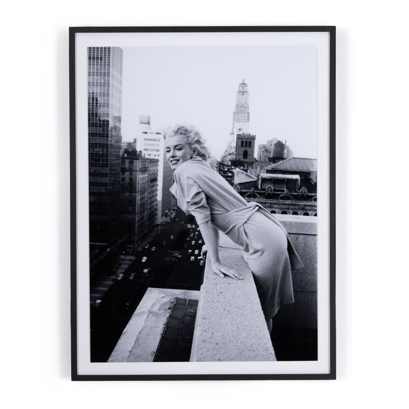 Marilyn On The Roof I Print by Getty Images, 40" H x 30" W x 2.5" D